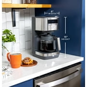 GE Stainless Steel 12-Cup Coffee Maker