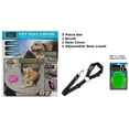 thumbnail image 2 of 3-Piece Pet Travel Set Car Seat Cover Seat Leash Pet Hand Brush Animal-3PTS, 2 of 11