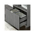 thumbnail image 6 of Kathy Ireland Home by Bush Furniture Madison Avenue 60W L Shaped Desk with Lateral File Cabinet-Color:Modern Gray, 6 of 8
