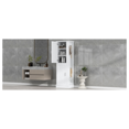 thumbnail image 5 of Bathroom Storage Cabinet, Tall Freestanding Cabinet with Adjustable Shelf & Hook, White MDF, 80lbs Capacity, 5 of 8