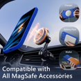 thumbnail image 6 of Magnetic for iPhone 17 Pro Max Case, Compatible with MagSafe, [Integrated Silicone Camera Control Button] [Camera Protection] Anti-Scratch Microfiber Lining Phone Case, 6.9", 6 of 9