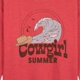 thumbnail image 2 of Instant Message - Cowgirl Summer - Women's Lightweight French Terry Pullover, 2 of 6
