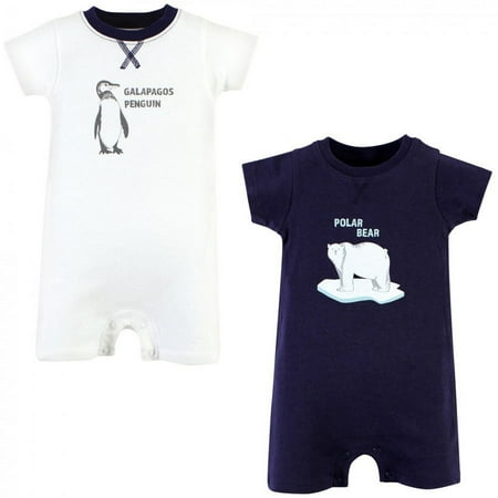 UPC: 0660168623970 | Touched by Nature Unisex Baby Organic Cotton Rompers Endangered Polar Bear 6-9 Months