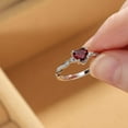 thumbnail image 5 of 1.25ct Heart Cut Created Ruby Wedding Promise Rings for Women Her Friendship Ring Jewelry Gift, 5 of 5
