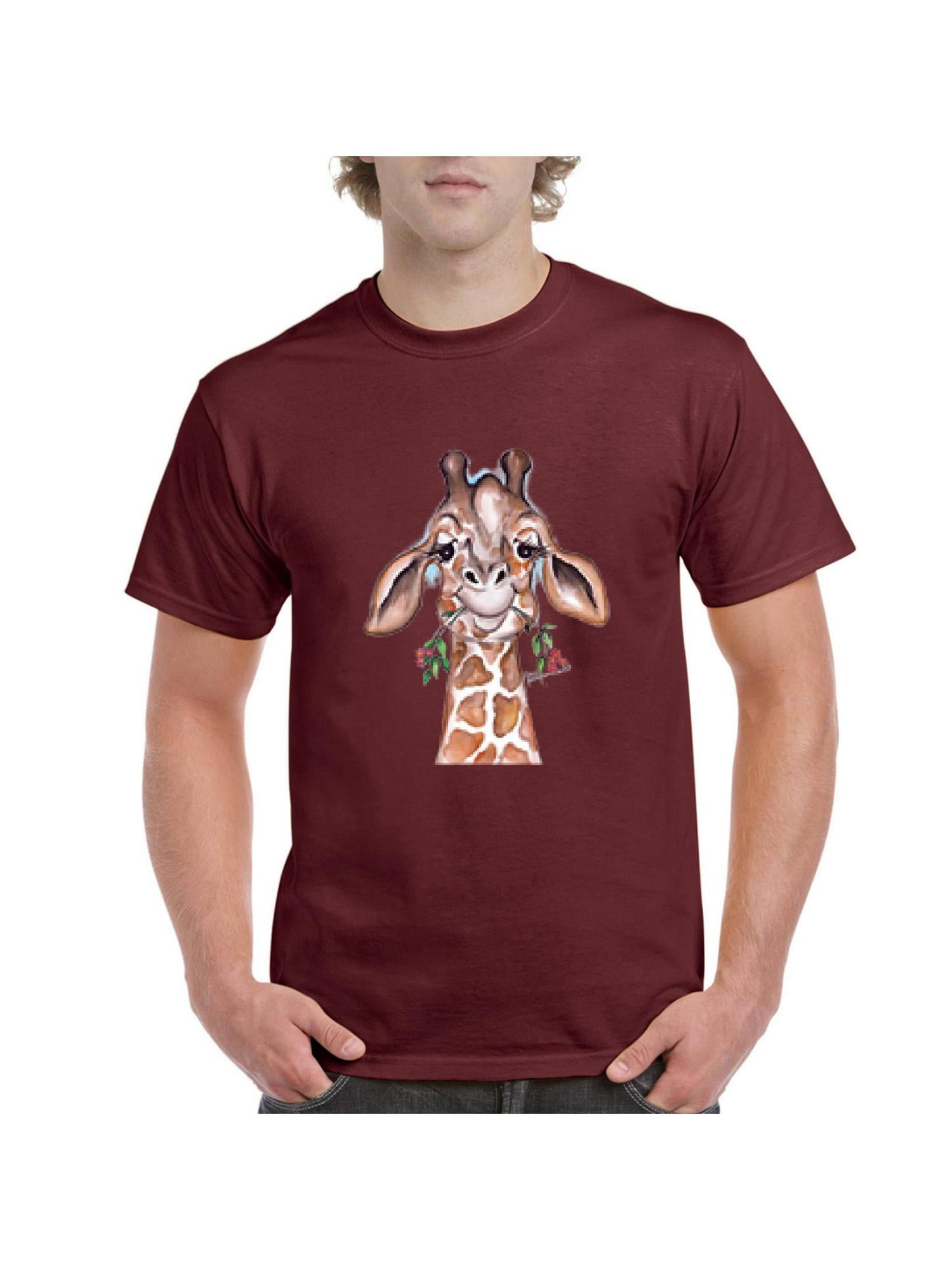 mens giraffe t shirt