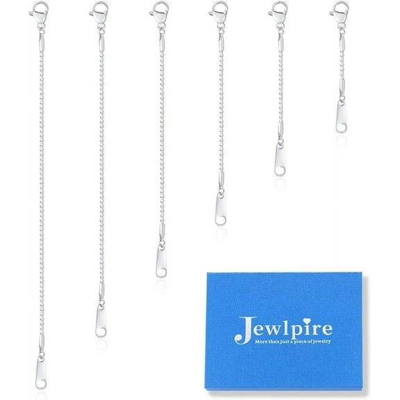 18K 14K Gold Plated Necklace Extender For Women With 6 Piece Set (1[o3148]