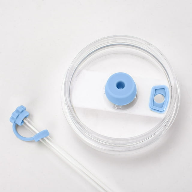 Ensemble de Couvre-Chapeau de Paille en Silicone Réutilisable Diamètre 10mm Accessoires de Manchon de Tube à Boire Protecteur pour Usage Quotidien