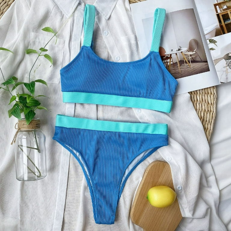 Maternity Tankini Swimsuits Sets Front Knotted Bathing Suits