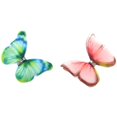thumbnail image 5 of 250 Unids Apliques de Mariposa de Tela de Organza de Color Degradado 38mm Translúcido Chiffon Butterfly para Decoración de Fiestas, Adornos de MuñEcas, 5 of 5