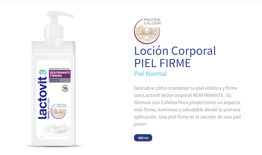 Lactovit Firming Body Cream 400ml, Unisex, Normal to Dry Skin