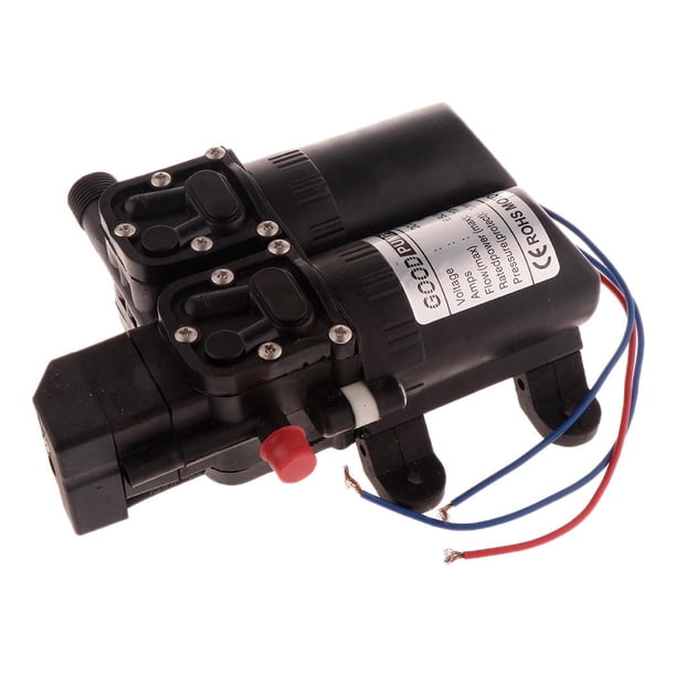 Bomba de transferencia de agua portátil de diafragma de 120 W con autoindicación de presión y reflujo Smart-100W-Negro