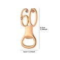 thumbnail image 6 of Ludlz 2Pcs Golden Number 15/21/60 Bottle Opener Shining Rhinestone Zinc Alloy Birthday Party Favors Bottle Opening Tool Party Supplies, 6 of 8