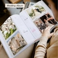 thumbnail image 6 of RECUTMS Photo Album Book for 4x6 Photos Holds 200, 2 per Pages Photo Picture Album PU Leather Cover, Horizontal Photos Record Family Wedding Anniversary Baby Holiday Album(Grey), 6 of 9