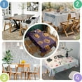 thumbnail image 3 of Rectangle Table Clothes Happy Halloween Pumpkin Bat Table Cloth,Decorative Foldable Table Cloths for Picnic Graduation Halloween Fall Thanksgiving Christmas, 3 of 5