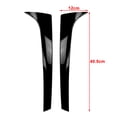 thumbnail image 4 of ZS Glossy Black ABS Car Rear Window Spoiler Side Wing Trim Cover Decorate 2Pcs For Skoda Karoq 2017 2018 2019, 4 of 8