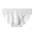 thumbnail image 5 of zeranth Men Seamless Ice Silk Briefs Low-rise 3D U-convex Ultra-Thin Panties Solid Color Quick Drying Underwear, 5 of 7