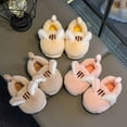 thumbnail image 6 of FUZHIQ Toddler Slippers Girl Size 6 Girls Winter Warm Slippers Cozy Indoor Outdoor Soft Lined Booties With Heel Cover for Kids Soft Rabbit Warm Shoes for 12-18 Months, 6 of 6