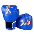 thumbnail image 4 of Guantes de boxeo para adultos y niños, juego de taekwondo para niños pequeños, saco de arena de lucha, juego de boxeo Sanda para niñas, 4 of 6