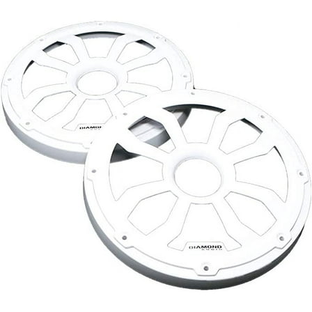 HXM8FWW -8" Flush Mount Speaker Grills, Pair (White)