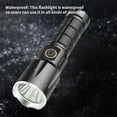 thumbnail image 2 of Flashlight Durable Rechargeable Super Bright Hand Lamp Small Lightweight Torch Hunting Camping Illumination Outdoor TorchUSB18650battery, 2 of 7