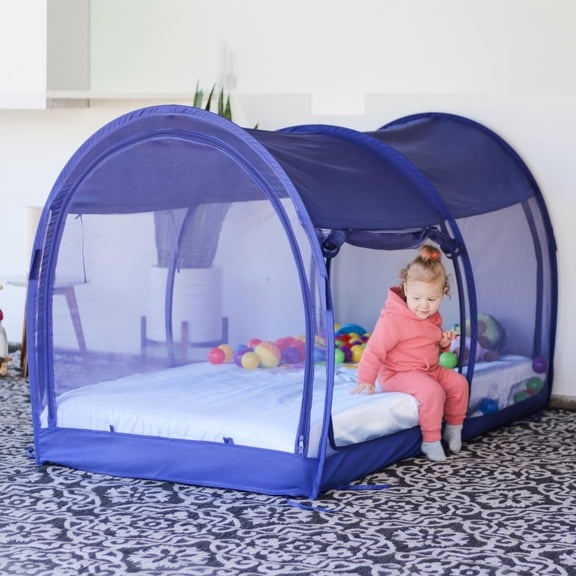 Bed Tent Dream Tents Bed Canopy Shelter Cabin Indoor Privacy Warm Breathable Pop Up Twin/Full/Queen for Kids and Adult Patent Pending(Mattress Not Included)