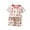 Red, variant on ShiShine Toddler Baby Boys Girls Summer Outfits Cotton Cute Print Short Sleeve T-shirt Tops & Shorts Set 2Pcs Summer Clothes Size 2-8T