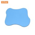 thumbnail image 3 of Unique Bargains 2pcs Acrylic Irregular Coaster, Creative Coaster Mug Pad Coffee Cup Coaster, Blue (7x6 Inch), 3 of 6