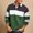 #Green, variant on DPTALR Men's Casual Fashion Printed Long Sleeve Turndown Collar Shirt,Army Green, XXL
