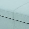 thumbnail image 5 of GDF Studio Hilton Contemporary Upholstered Storage Ottoman Bench, Light Blue Fabric, 5 of 6