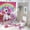 AA-1, variant on Cute Unicorn Sleeping on Clouds Shower Curtain Bathroom Sets Toilet Lid Rug, Bath Mat And Contour Mat, Shower Curtain 4Pcs
