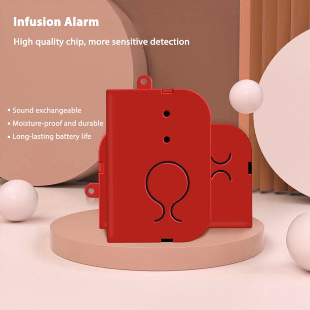 Sensor de recordatorio de líquido de infusión Alarma de sonido de alimentación por goteo automática (roja) Ndcxsfigh Nuevos Originales