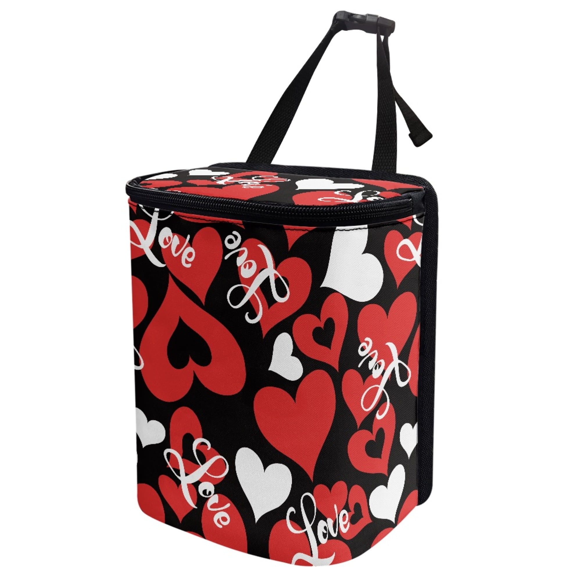 NYZNIA Auto Drive Car Seat Trash Bag Love Heart Large Car Trash Bin