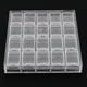 thumbnail image 3 of 2X Caja de Almacenamiento para Arte de Uñas, Organizador de Maquillaje Acrílico, de 20 Estuche de Muestra Soporte de Organizador para Caja de Perlas Diamantes Imitación, 3 of 5