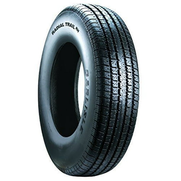 Pair of 2 Carlisle Radial Trail RH Trailer Tires ST145R12 LRE 10PLY