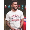 thumbnail image 2 of Fourth Of July Fireworks T-Shirt Men -Image by Shutterstock, Male XX-Large, 2 of 4