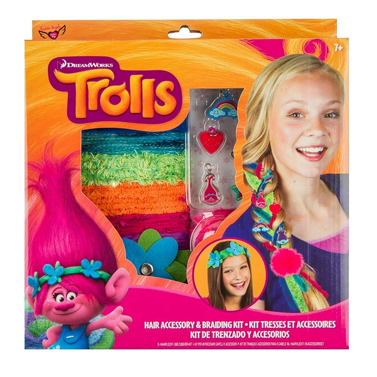 Trolls Hair Accessory Braiding Kit