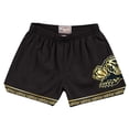 thumbnail image 2 of Women's Mitchell & Ness  Black Vancouver Grizzlies Hardwood Classics Golden Jump Shot Shorts, 2 of 3