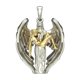 thumbnail image 2 of Ganfancp Navidad Cristo Flancos Hombres Collar Colgante de Cobre Ángel Redención Ángel Flancos Adecuado para La Vida Diaria Holiday Dress Up Ofertas de La Semana 1X Colgante, 2 of 6