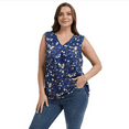 thumbnail image 6 of Valcatch Womens Plus Size Tops Summer Sleeveless V Neck Casual Loose Tunic Blouses Office Work Shirts, 6 of 9