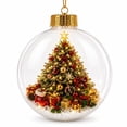 thumbnail image 6 of Clearance Glowing Christmas Story Ornament, Light-Up Mini Holiday Scene with Warm LED Light, Christmas Tree Decorations (Christmas Tree), 6 of 6