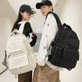 thumbnail image 2 of Backpack Men's Simple Large Capacity Travel Backpack Women's Casual Day Department Junior High School Student School Bag Men, 2 of 7
