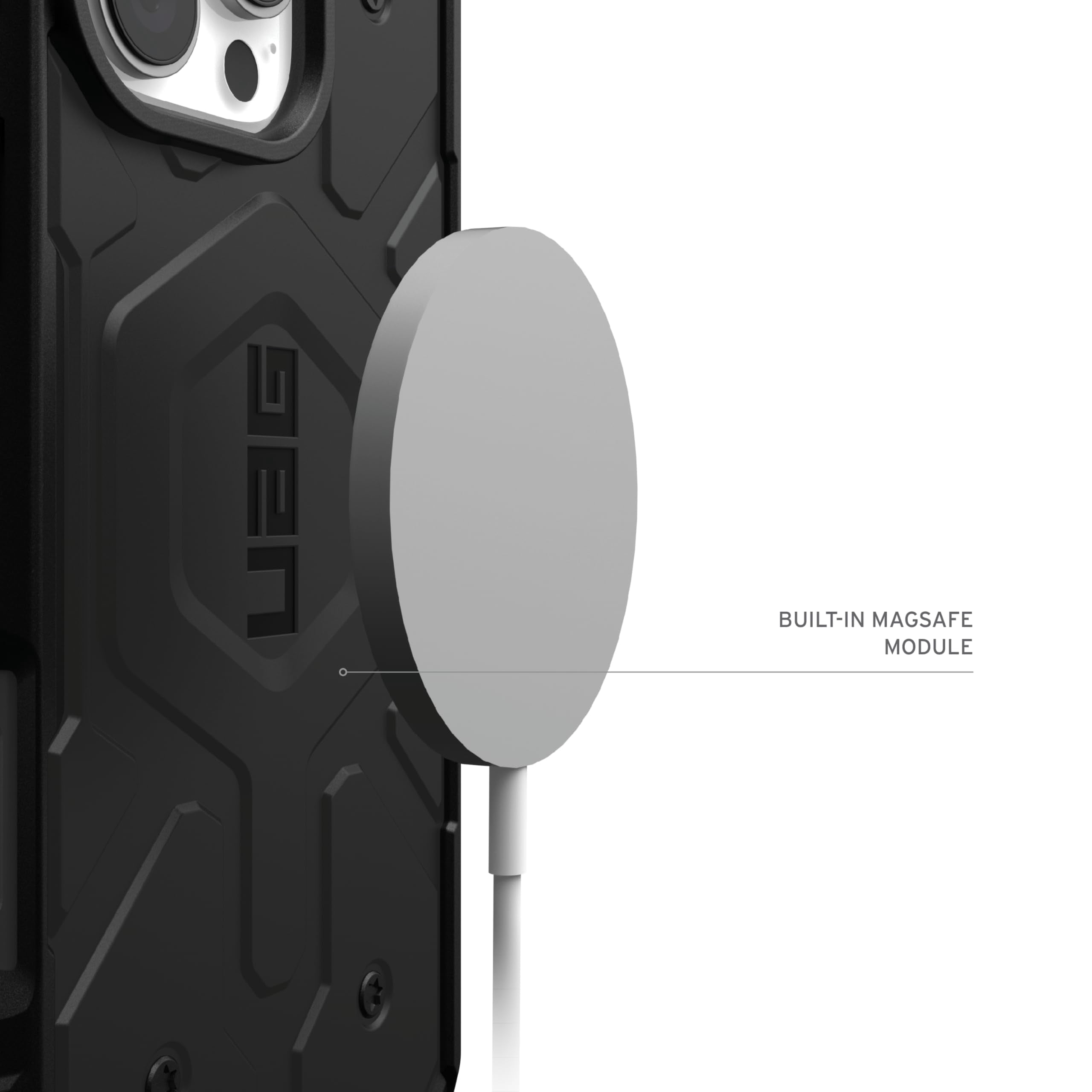 UAG iPhone 16 Pro Case Pathfinder Armor Military-Grade & Magsafe Compatible Case, Black