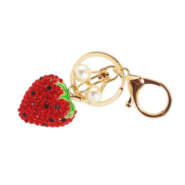 unbranded Llavero Frutal Con Y Acabado En Perla Accesorio Para Y Llaves
