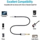 thumbnail image 3 of Adaptador de Cable auxiliar Sidaley 6,5 a 3,5mm Audio estéreo TRS trenzado, 3 of 6