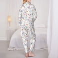 thumbnail image 3 of Bingfone Womens Pajama Sets Cute Koala Print,Long Sleeve Loungewear Pajamas Set-X-Large, 3 of 8