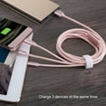 thumbnail image 4 of Cable USB 3 en 1 Cable de carga tipo C/Lightning/Micro USB de 3 pies, 4 of 8