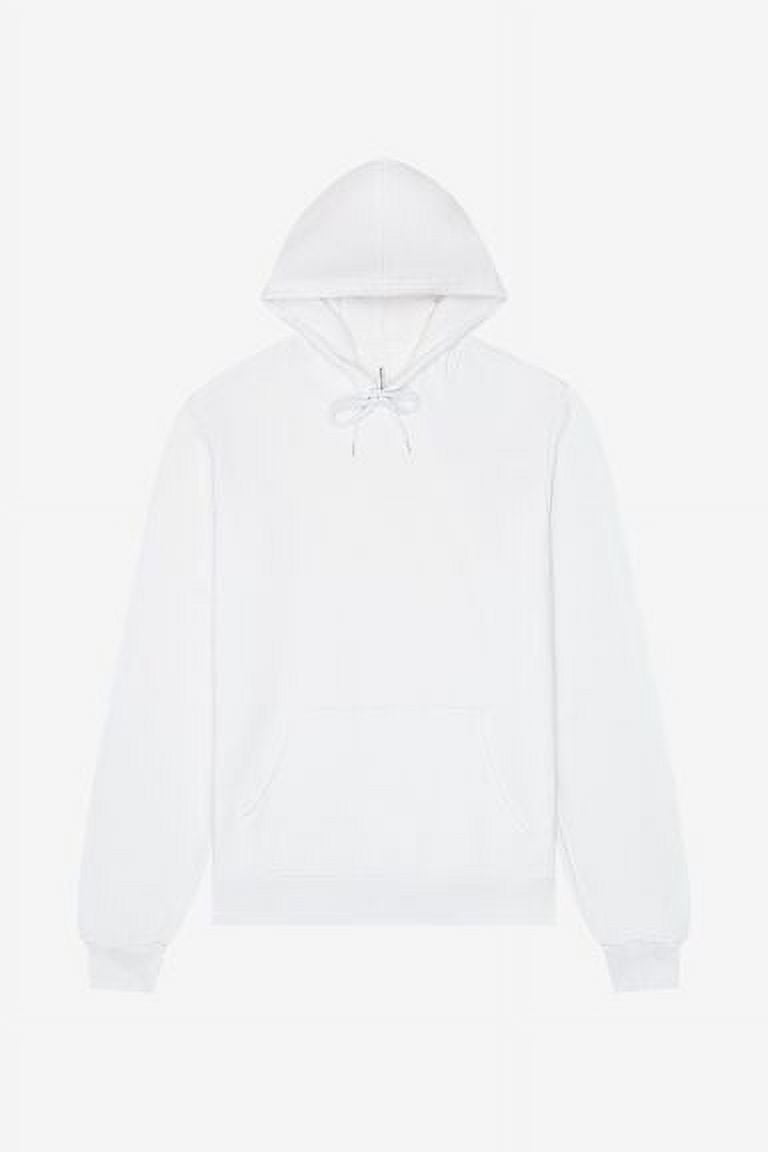 BELLA+CANVAS Adult Unisex Fleece Pullover Hoodie Sweatshirt – White X-Large Cotton Blend Hoodie for Crafting, Personalization, Tie Dye & Everyday Wear
