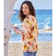 thumbnail image 2 of Atlas for Women Womens Floral Crepe Blouse, 2 of 4
