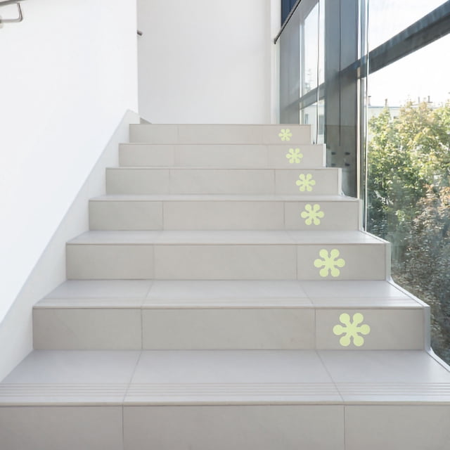 unbranded 20Ud Cintas Antideslizantes Para Escaleras Luminosas Verde Claro Con Instalación Fácil