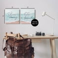 thumbnail image 3 of Soothing Beach Lover Phrases Coastal Graphic Art Gallery Wrapped Canvas Print Wall Art, Set of 2, 3 of 7